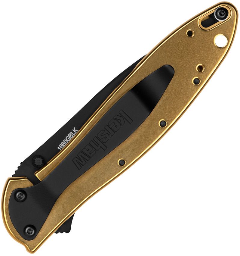KERSHAW - Leek 1660 - Framelock A/O Gold/Blk
