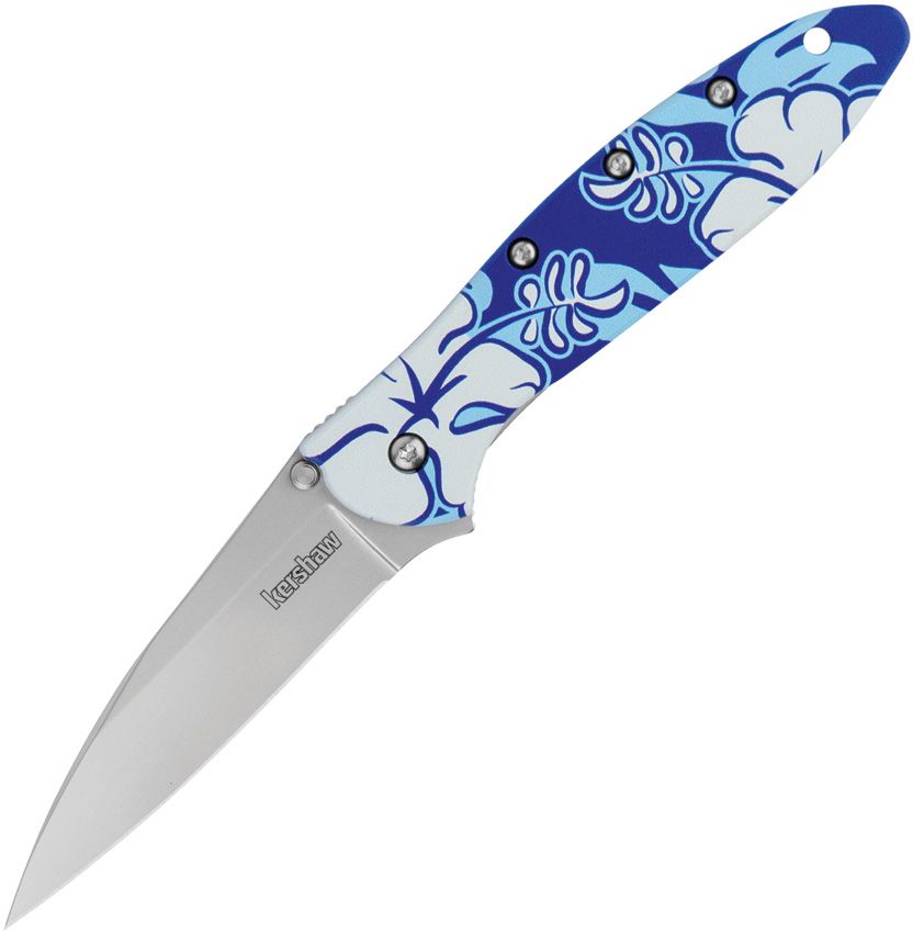 KERSHAW - Leek Linerlock A/O Flower - CLOSEOUT