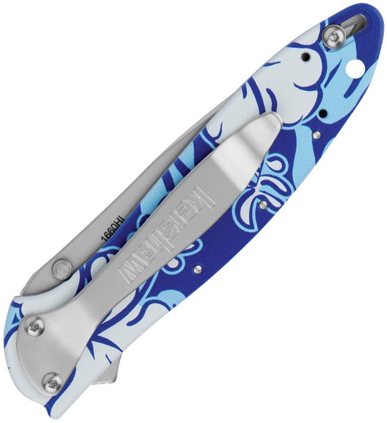 KERSHAW - Leek Linerlock A/O Flower - CLOSEOUT