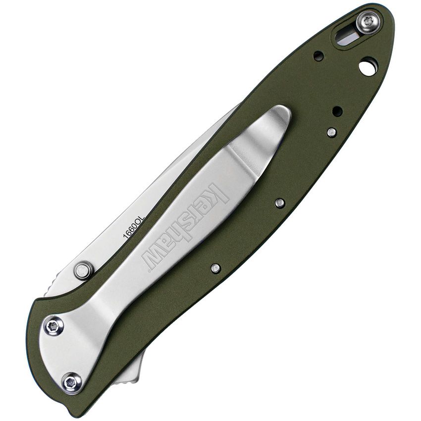 KERSHAW - Leek 1660 - Leek Linerlock A/O Olive