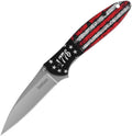 KERSHAW - Leek 1660 - Linerlock A/O 1776 Flag