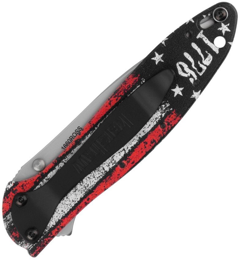 KERSHAW - Leek 1660 - Linerlock A/O 1776 Flag