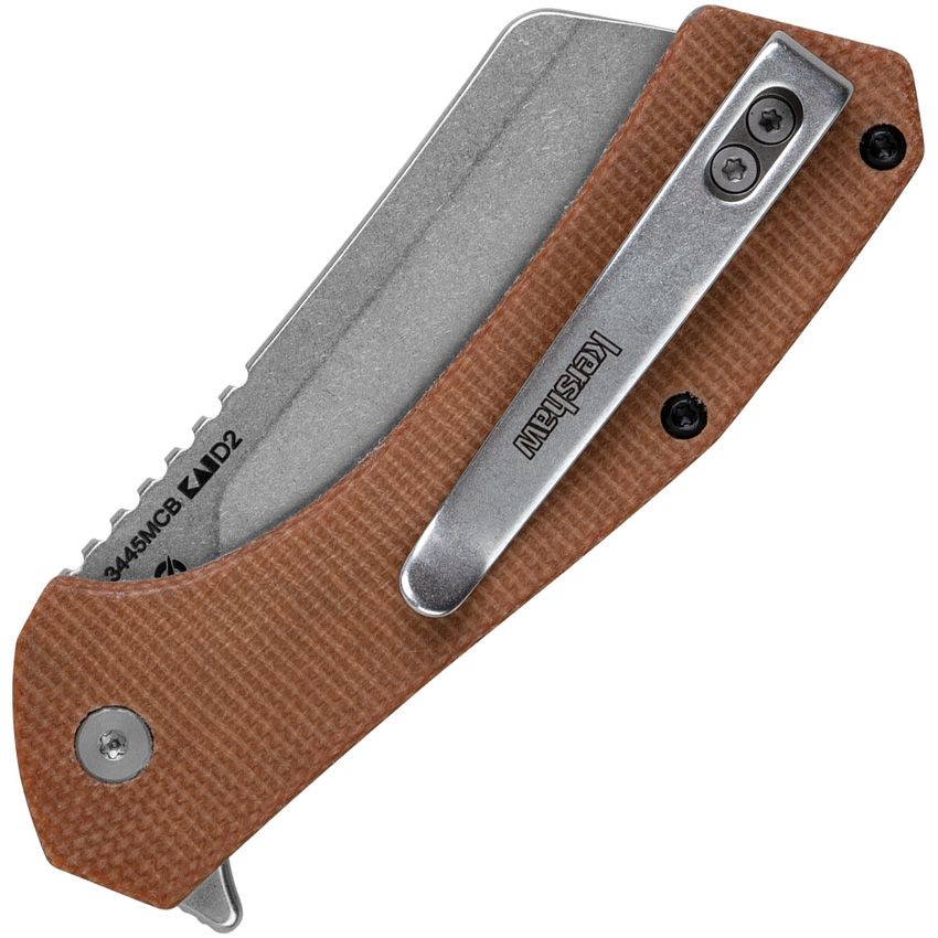 KERSHAW - Static Framelock Micarta D2 - CLOSEOUT