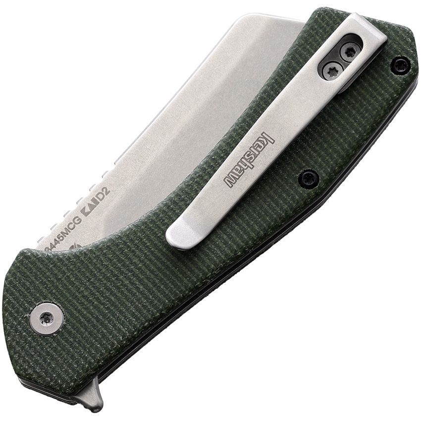 KERSHAW - Static Framelock Green D2 - CLOSEOUT