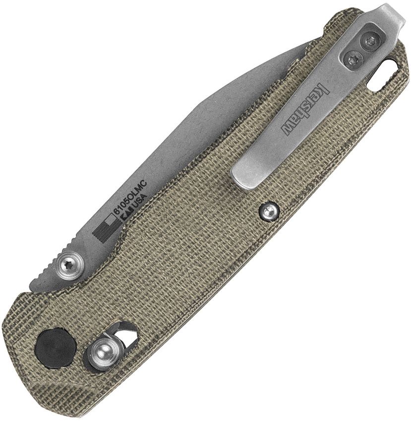 KERSHAW Bel Air 6105 - DuraLock Green Micarta - MagnaCut