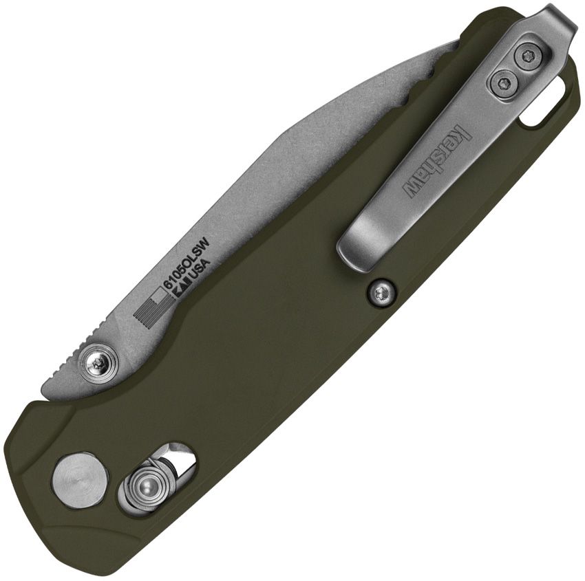 KERSHAW Bel Air 6105 - DuraLock Olive Stonewash- MagnaCut