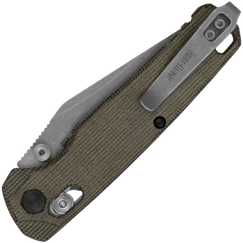 KERSHAW Bel Air 6106 - DuraLock Green Micarta - Clip Point - MagnaCut