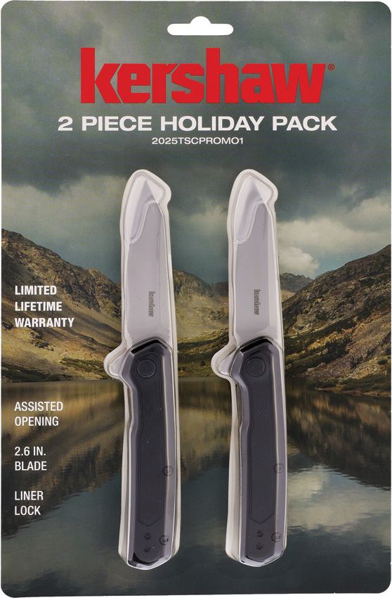Kershaw 2pc Holiday Pack Linerlock A/O - Close Out
