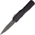 KERSHAW Auto Livewire OTF Spear Point - Carbon Fiber - Damascus - KS9000CFDAM