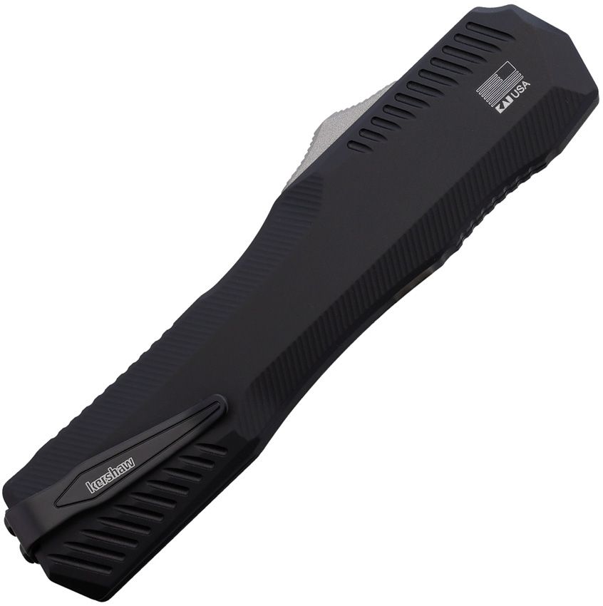 KERSHAW Auto Livewire OTF Spear Point - Carbon Fiber - Damascus - KS9000CFDAM
