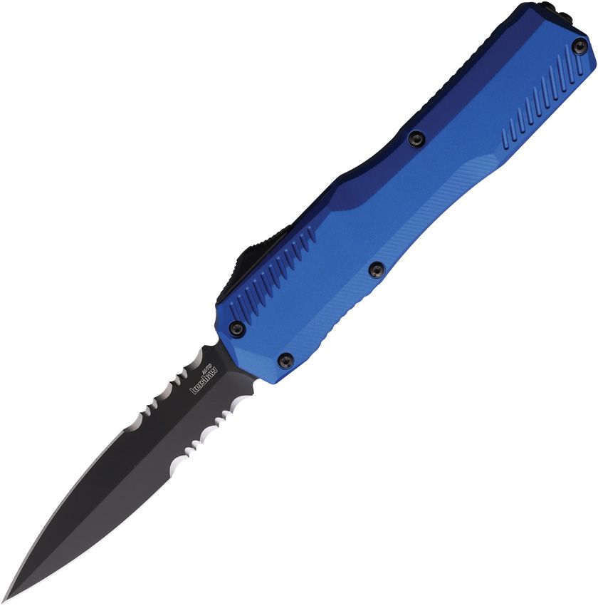 KERSHAW Auto Livewire OTF Double Edge Blue - CPM MagnaCut - KS9000DESTBLU