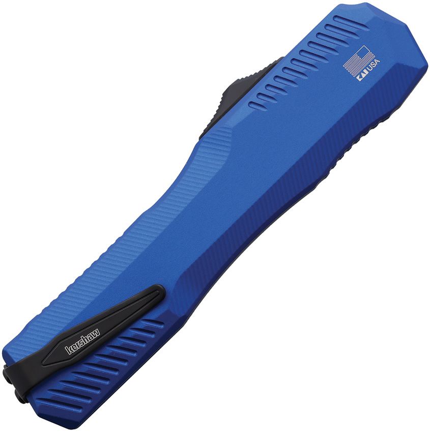 KERSHAW Auto Livewire OTF Double Edge Blue - CPM MagnaCut - KS9000DESTBLU