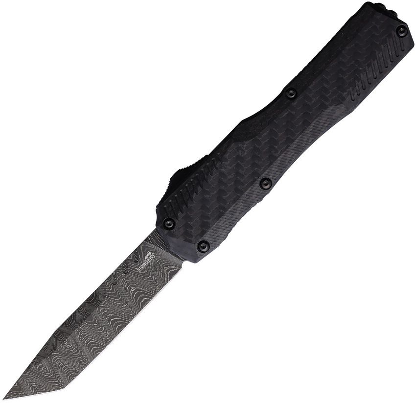 KERSHAW Auto Livewire OTF Tanto - Damascus - KS9000TCFDAM