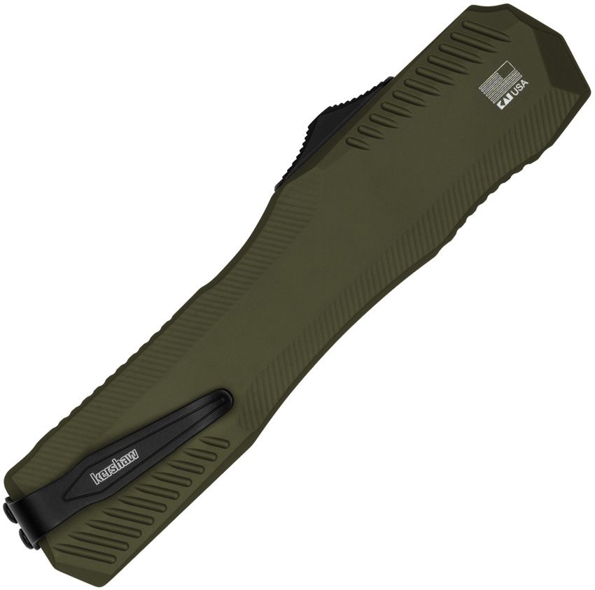 KERSHAW Auto Livewire OTF Tanto Green - CPM MagnaCut - KS9000TOLBLK