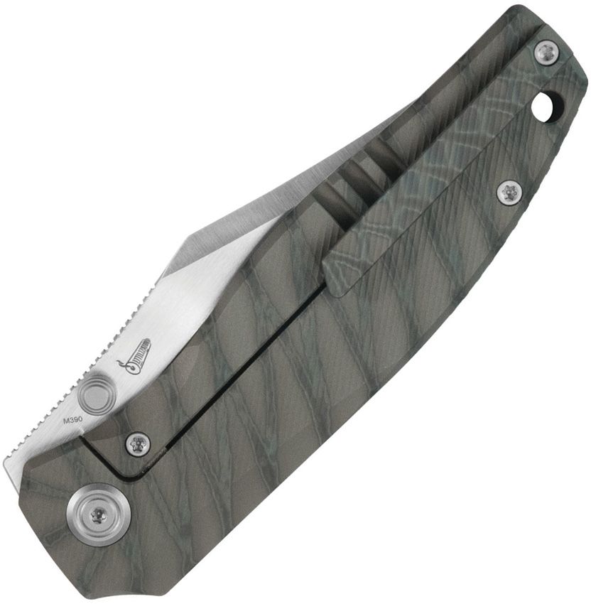 KB KNIVES - Classico Framelock Titanium - Bohler M390 Stainless