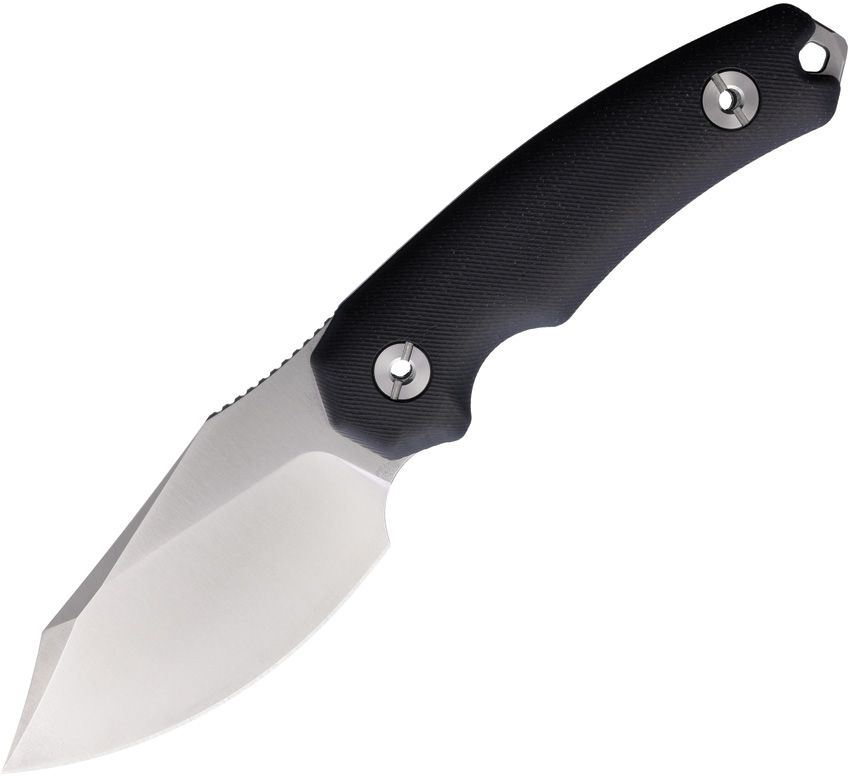 Kunwu Knives - Stiffy D Fixed Blade Black - 25