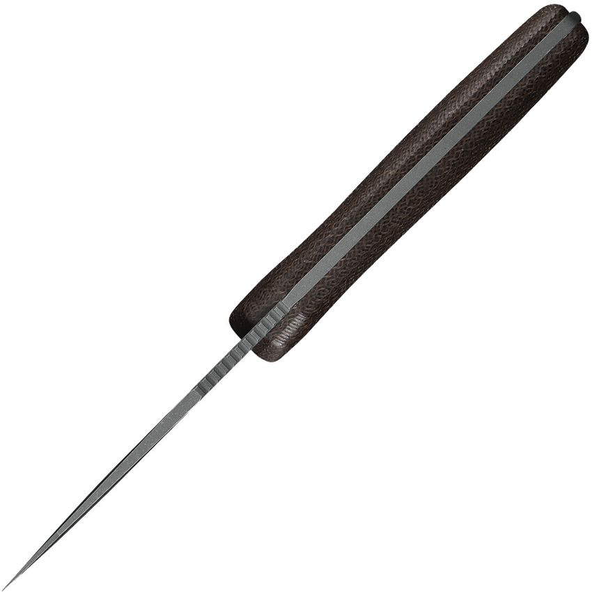 Kunwu Knives - Stiffy D Fixed Blade Brown - 25
