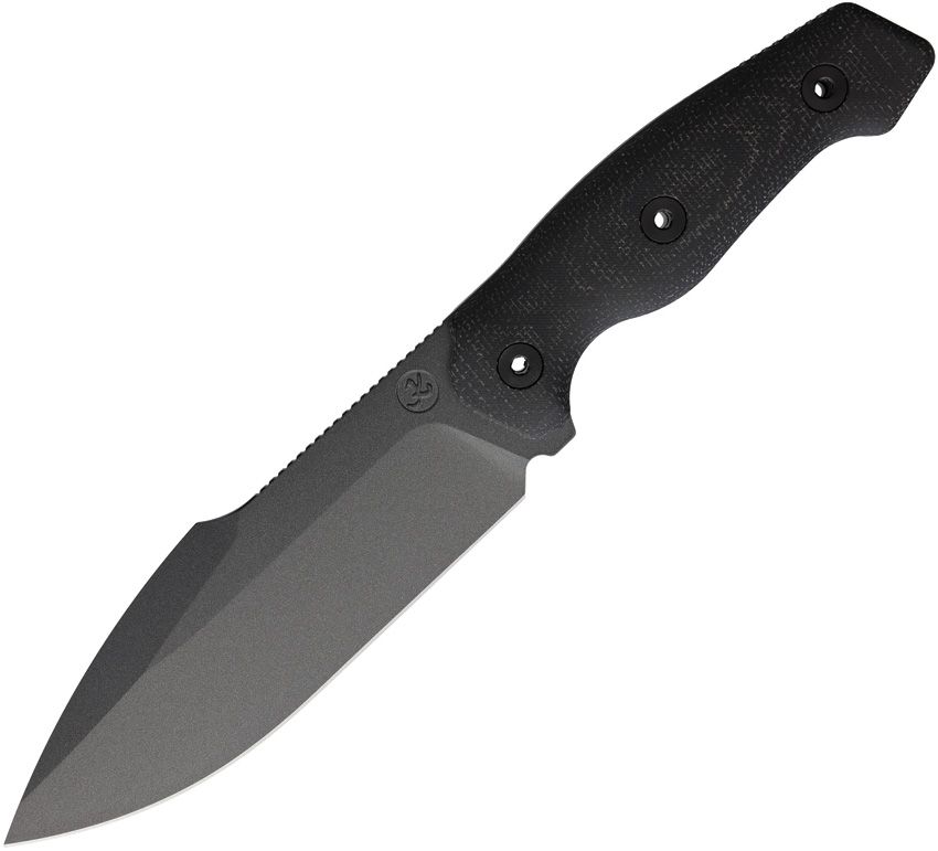 Kunwu Knives - Stiffy G Fixed Blade Blk/Blk - 25
