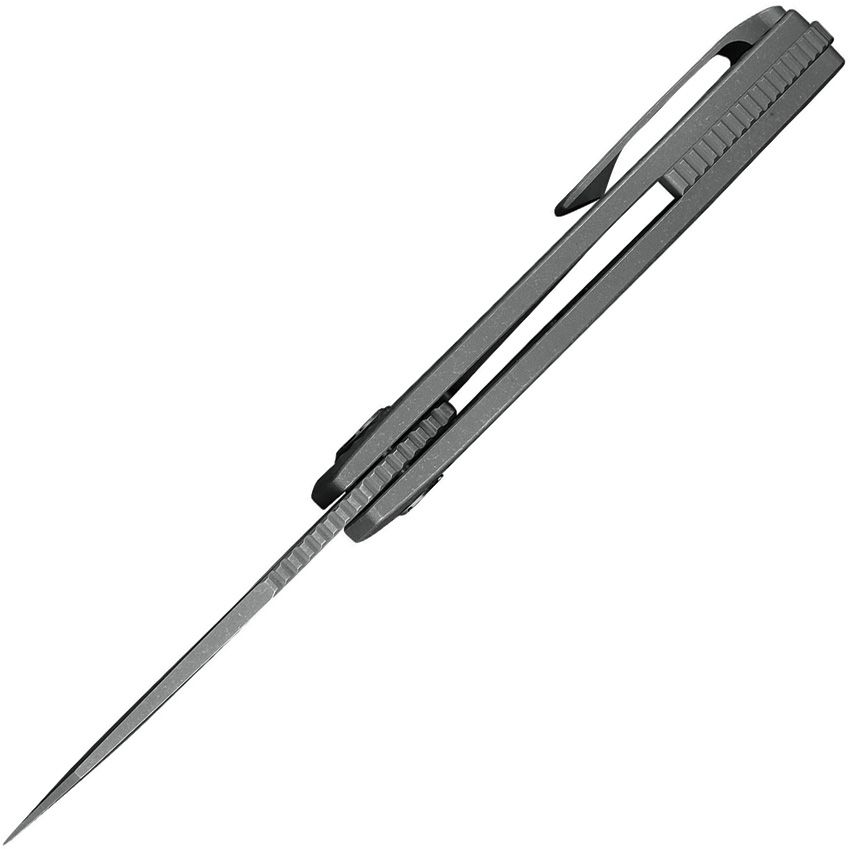 Kunwu Knives - Compadre Framelock Stonewash - 25