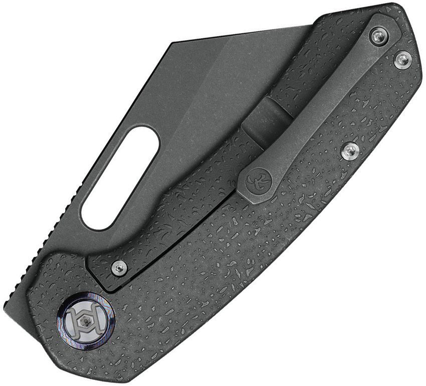 Kunwu Knives - Primo Framelock Stonewash - 25