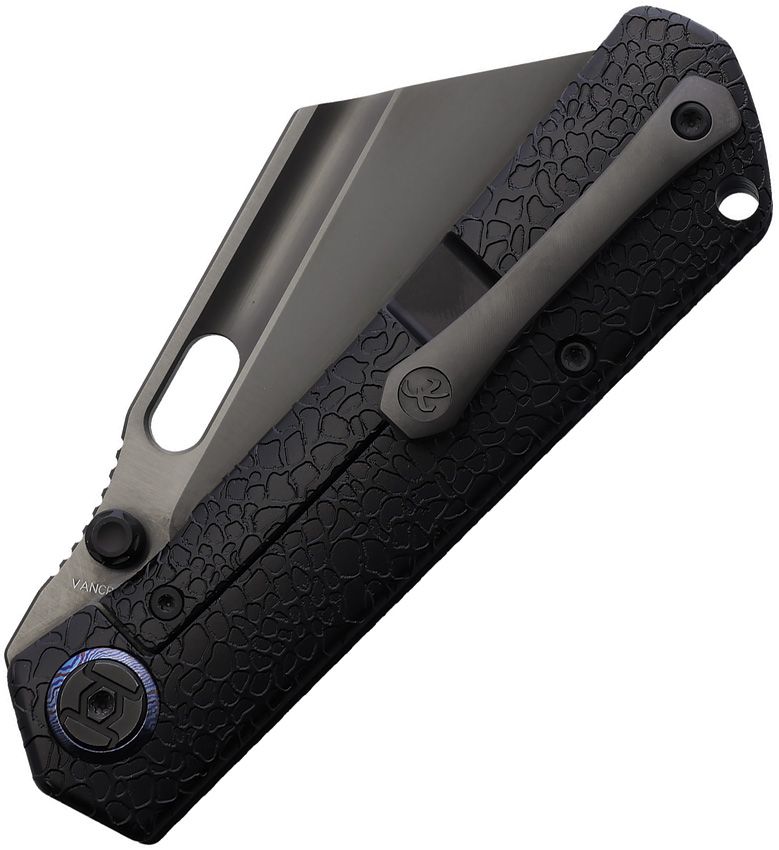Kunwu Knives - Cochise Framelock Timascus - 25
