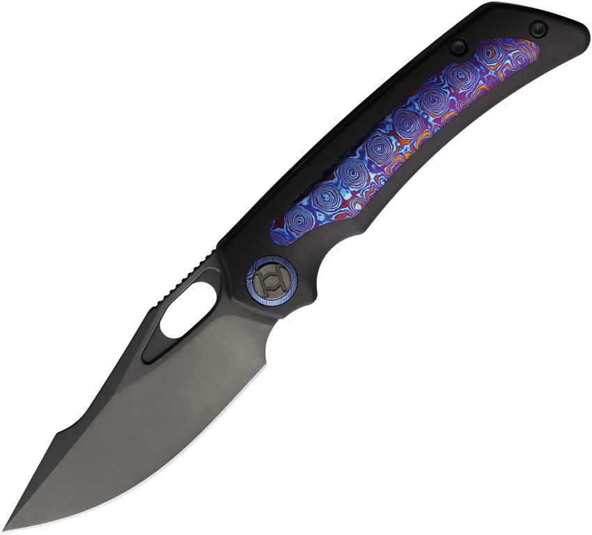 Kunwu Knives - Jericho Framelock Timascus - 20