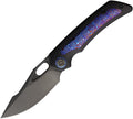 Kunwu Knives - Jericho Framelock Timascus - 20
