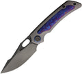 Kunwu Knives - Jericho Framelock Timascus - 20