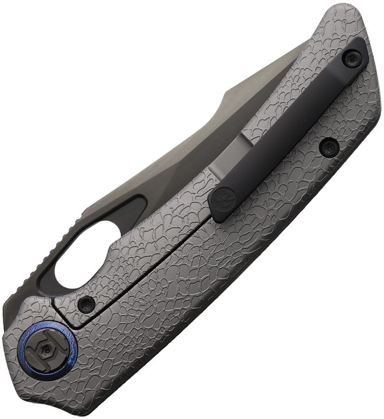 Kunwu Knives - Jericho Framelock Timascus - 20