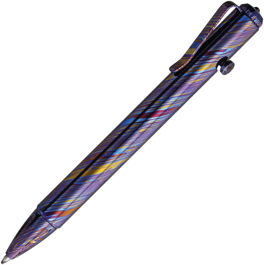 Kunwu Knives - Bolt Action Pen Timascus - 25
