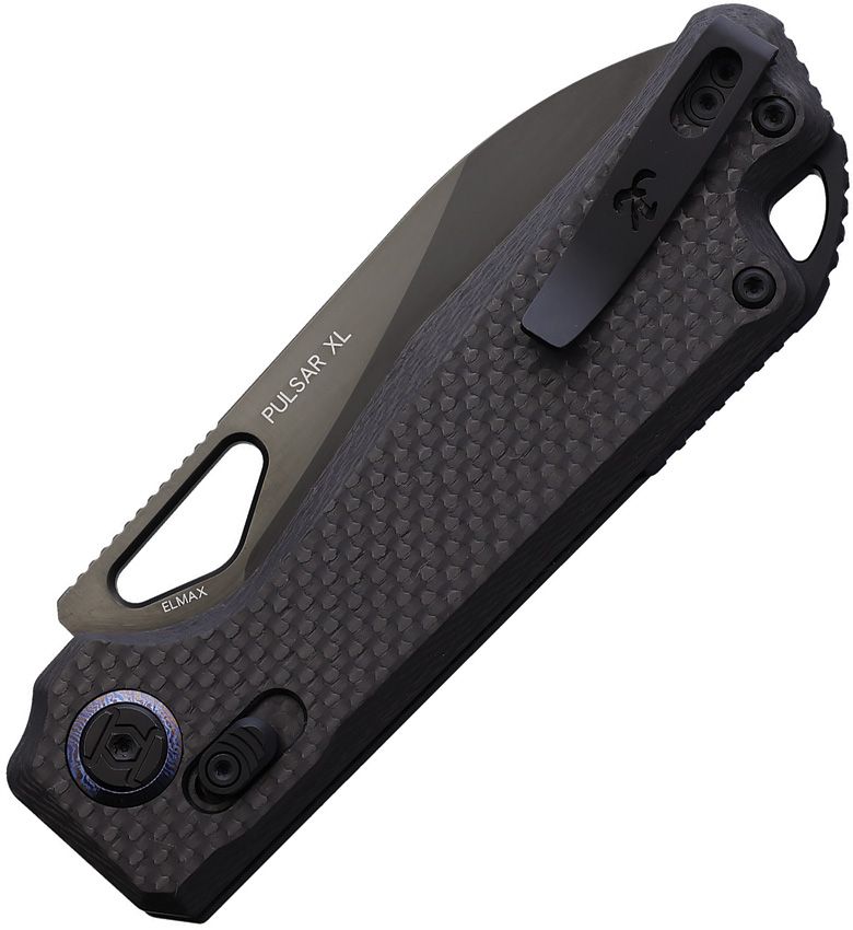 Kunwu Knives - Pulsar XT Lock Black DLC CF - 20