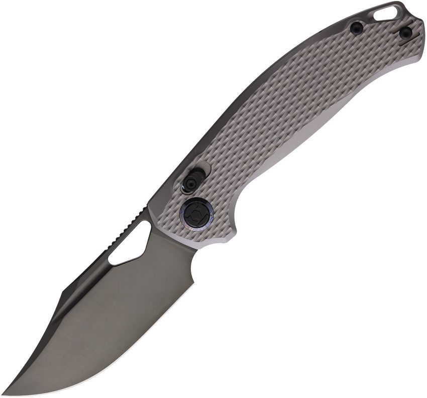 Kunwu Knives - Django XL XT Lock Gray Ti - 25