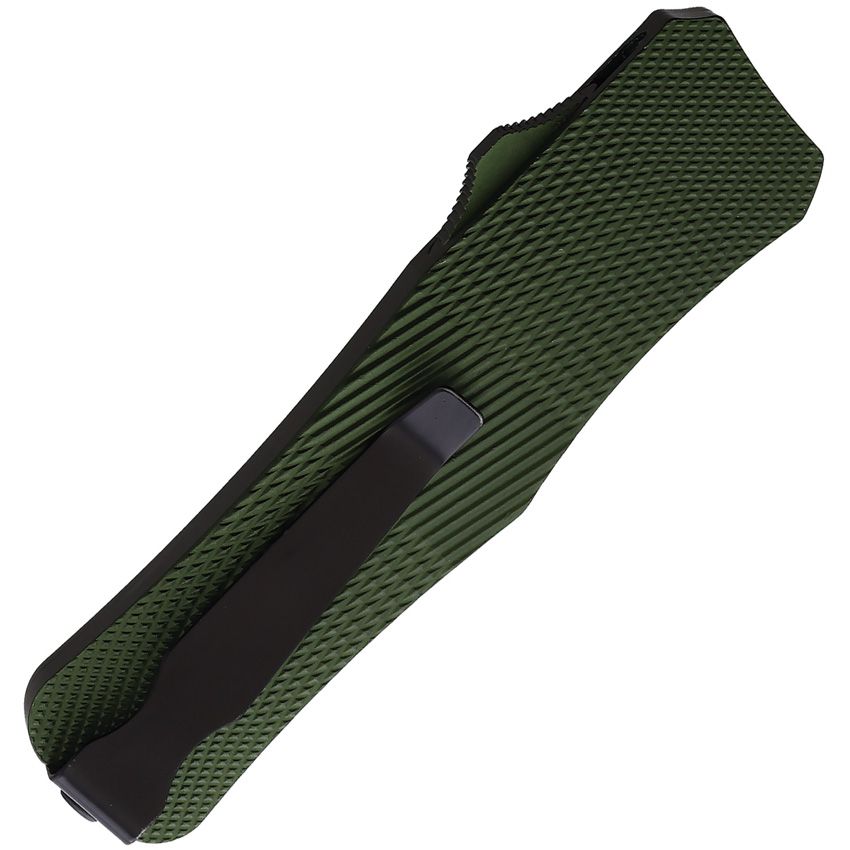 MANTIS - Auto OTF Stiletto Green Serrated