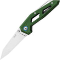 Maniago Knife Makers - Edge Linerlock Green - Elmax - CLOSEOUT