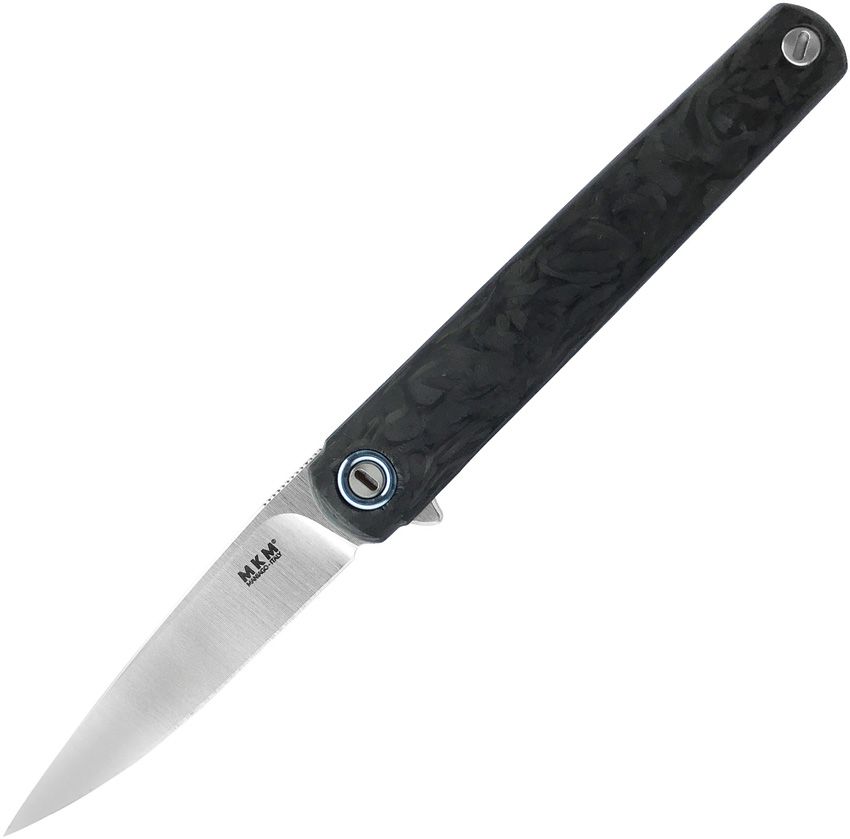 Maniago Knife Makers - Flame Framelock Drop Carbon Fiber - Bohler M390 - CLOSEOUT