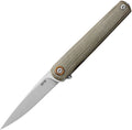 Maniago Knife Makers - Flame Light Linerlock Green - Bohler M390 - CLOSEOUT