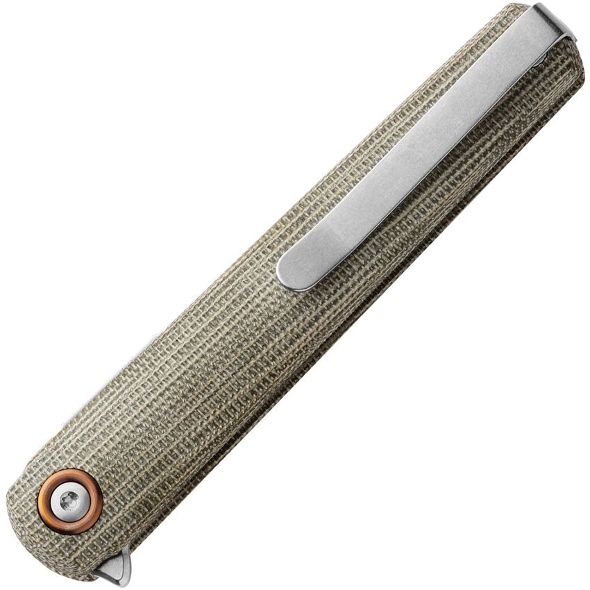 Maniago Knife Makers - Flame Light Linerlock Green - Bohler M390 - CLOSEOUT