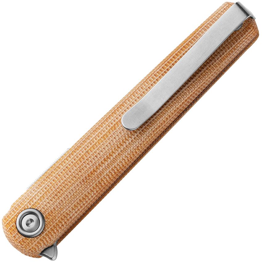 Maniago Knife Makers - Flame Light Linerlock Natural - Bohler M390 - CLOSEOUT
