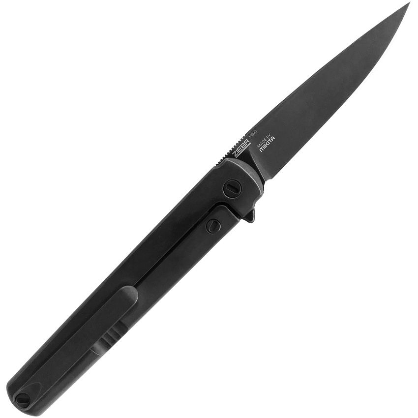 Maniago Knife Makers - Flame Framelock Drop Dark Stonewash - Bohler M390 - CLOSEOUT