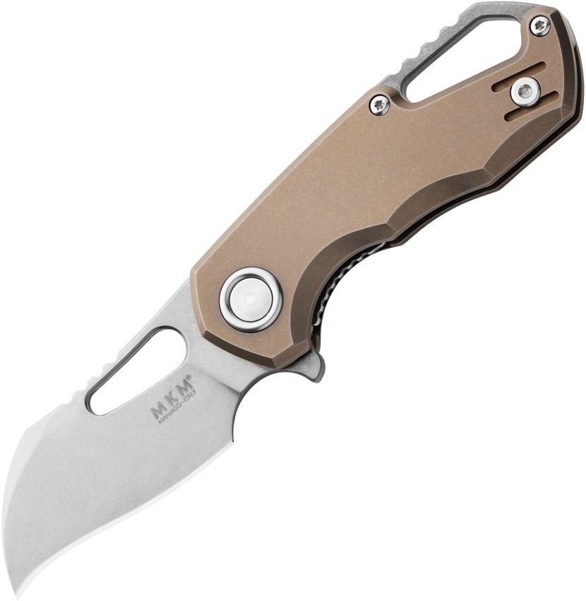 Maniago Knife Makers - Isonzo Linerlock Hawkbill Ti - M390 Bohler - CLOSEOUT