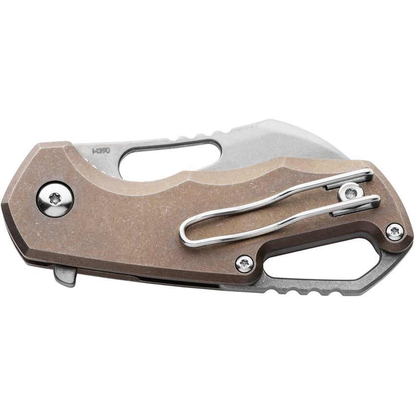 Maniago Knife Makers - Isonzo Linerlock Hawkbill Ti - M390 Bohler - CLOSEOUT