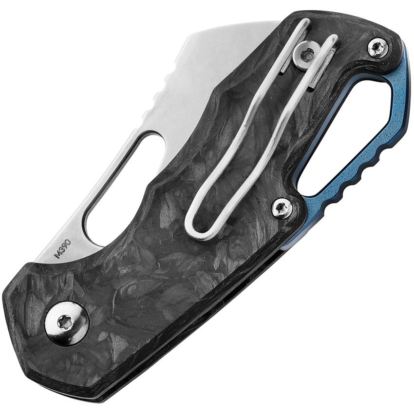 Maniago Knife Makers - Isonzo Linerlock Cleaver CF - M390 Bohler - CLOSEOUT