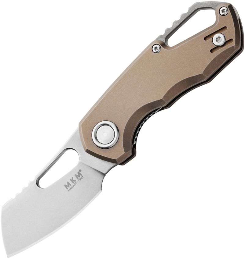 Maniago Knife Makers - Isonzo Linerlock Cleaver Ti - M390 Bohler - CLOSEOUT