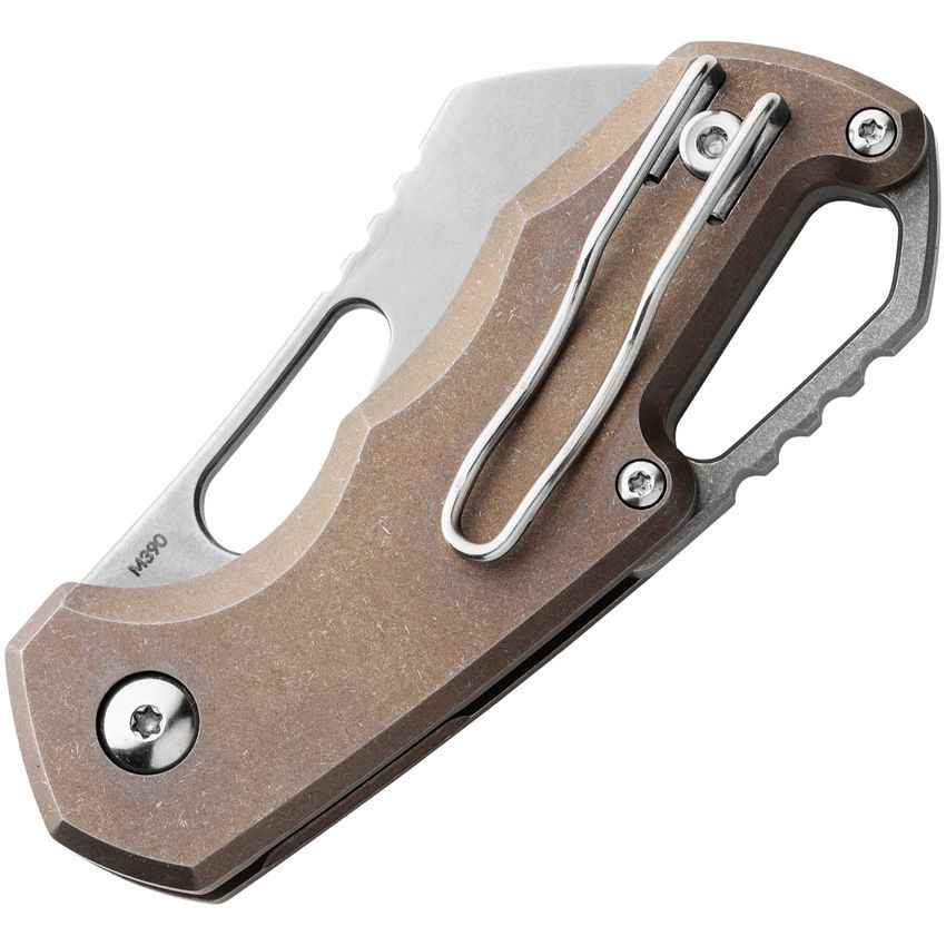 Maniago Knife Makers - Isonzo Linerlock Cleaver Ti - M390 Bohler - CLOSEOUT