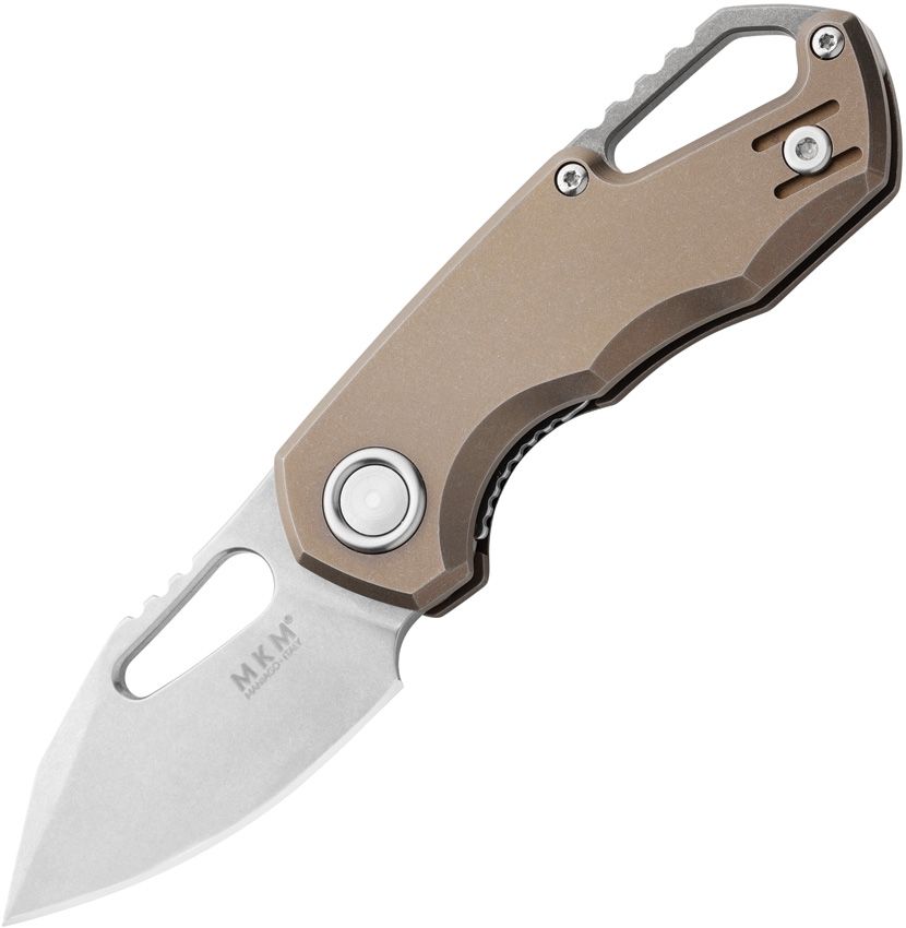 Maniago Knife Makers - Isonzo Linerlock Clip Point Ti - M390 Bohler - CLOSEOUT