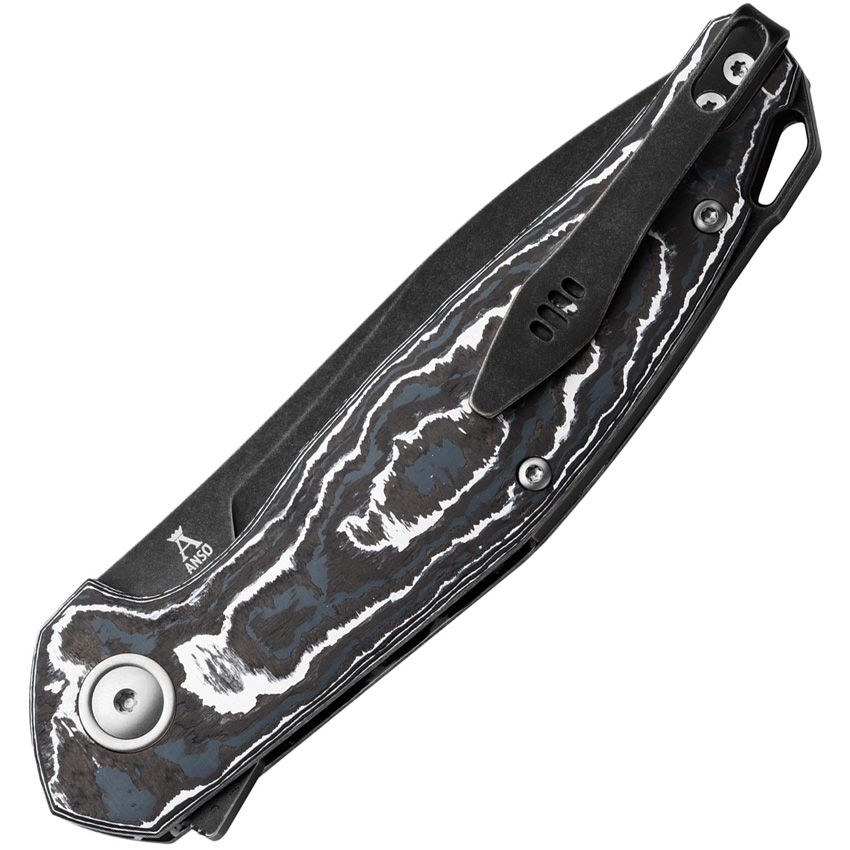 Maniago Knife Makers - Goccia Linerlock White Storm - Bohler M390 - CLOSEOUT