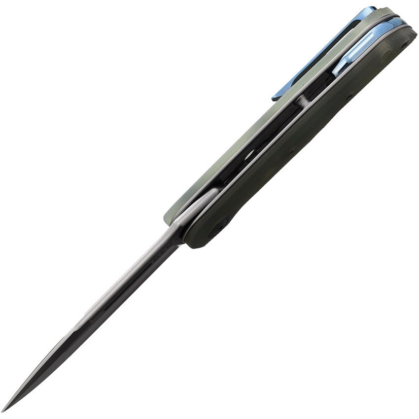 Maniago Knife Makers - Clap Linerlock Jade G10 - CLOSEOUT