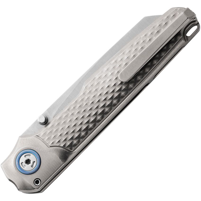 Maniago Knife Makers - Miura Button Lock Ti - M390 Bohler - CLOSEOUT