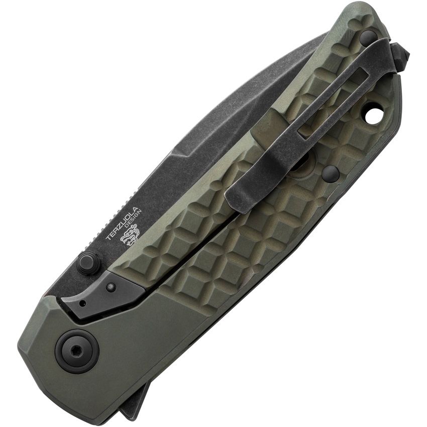 Maniago Knife Makers - Maximo Framelock Ti Green - M390 Bohler - CLOSEOUT