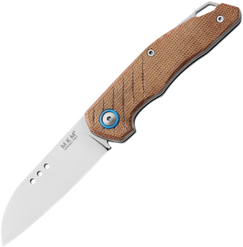 Maniago Knife Makers - Root Slip Joint Natural Micarta - M390 Bohler - CLOSEOUT